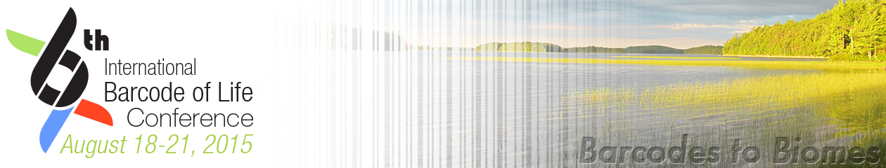 6th International Barcode of Life Conference